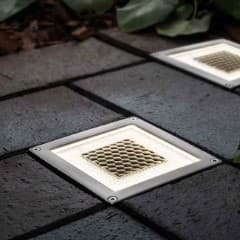Onyx DualWhite Solar Half Brick Light - Set of 2