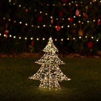 Lumify Warm White and White USB Solar Christmas Lights - Small Tree 400 DualWhite LEDs