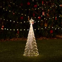 Lumify Warm White & White USB Solar Christmas Lights - Small Cone 200 DualWhite LEDs