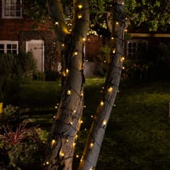 Elan USB Solar Fairy Lights - Dual White and Warm White 200 LEDs With Remote Control