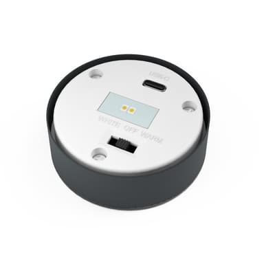 Mini London USB Solar Post Light Anthracite Top