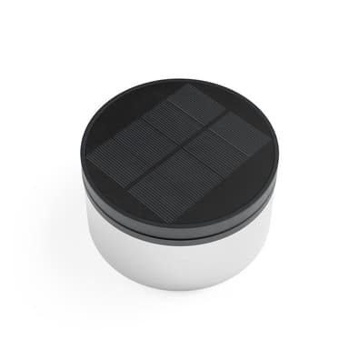 London USB Solar Post Light Stainless Steel Top