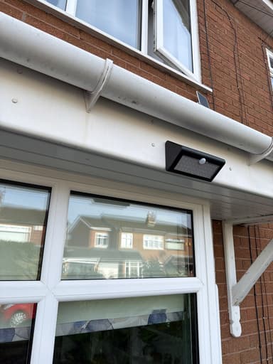 Customer photo of Eco Wedge Pro Solar Security Light