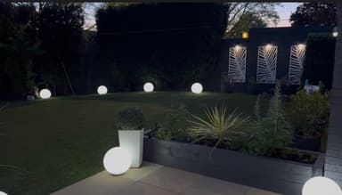 Customer photo of ShapeLights Indoor & Outdoor USB Solar Powered Mood Light - Sphere