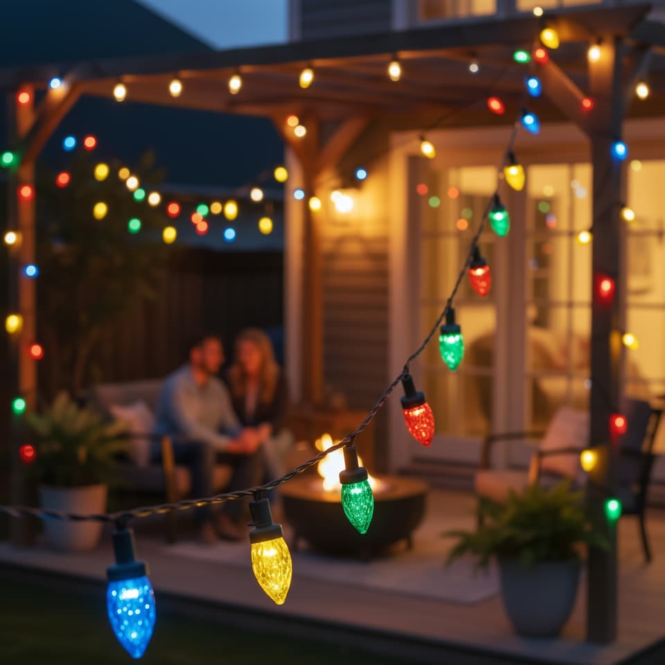 Retro USB Solar Bulbs Set Of 100 - Multicolour view 2