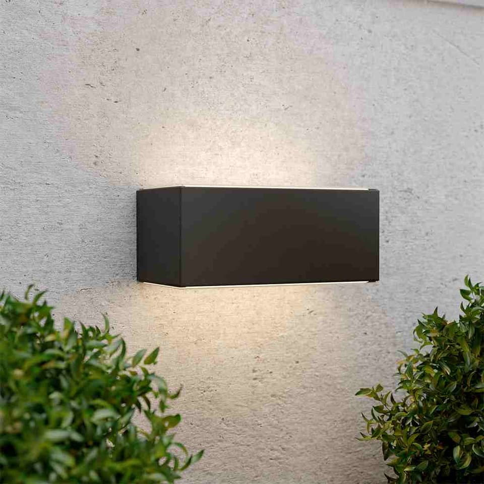 Chelsea Up & Down Solar Wall Light view 1