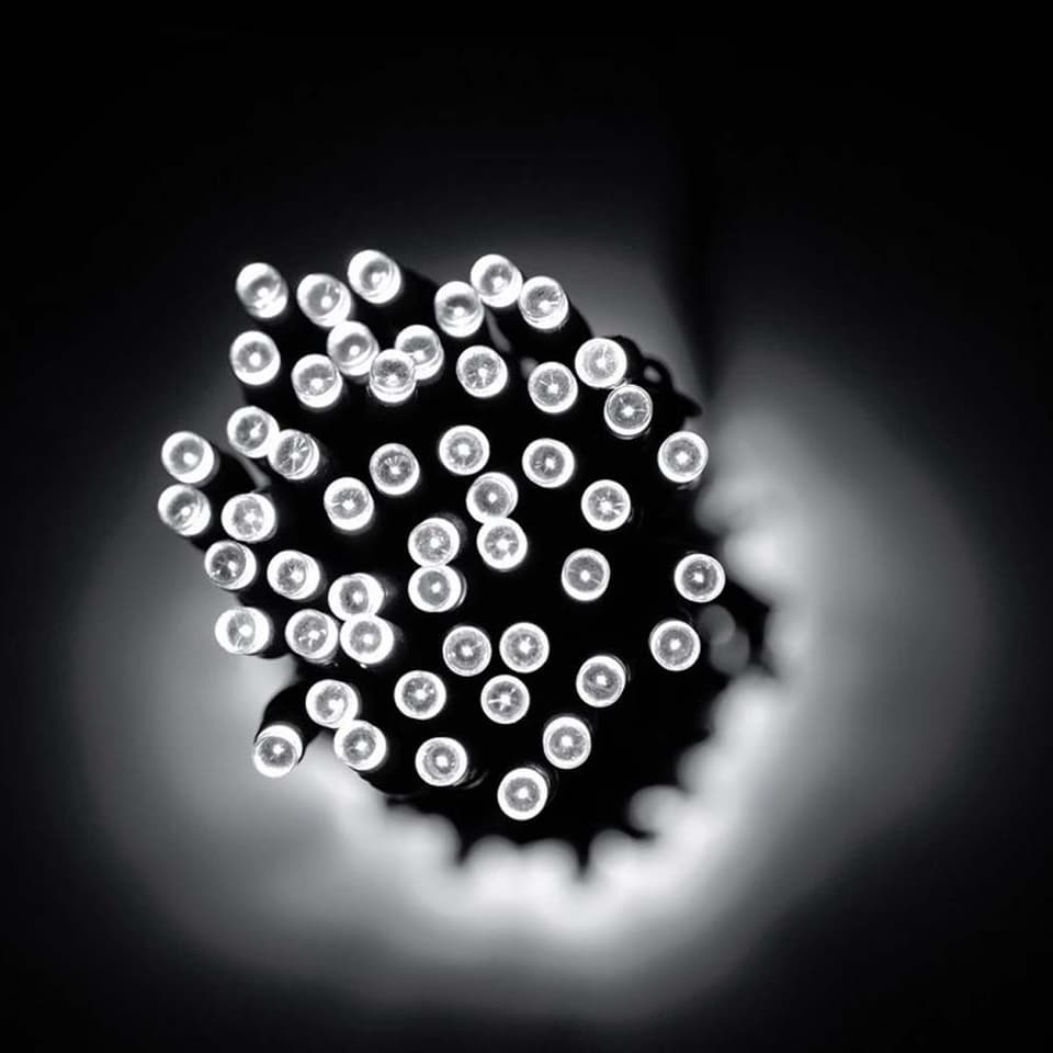 Everbright Solar Fairy Lights - White 100 LEDs view 1