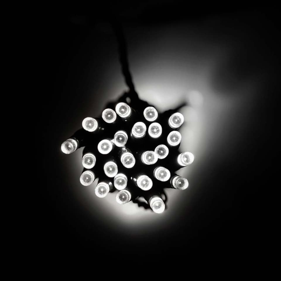 Everbright Solar Fairy Lights - White 50 LEDs view 1