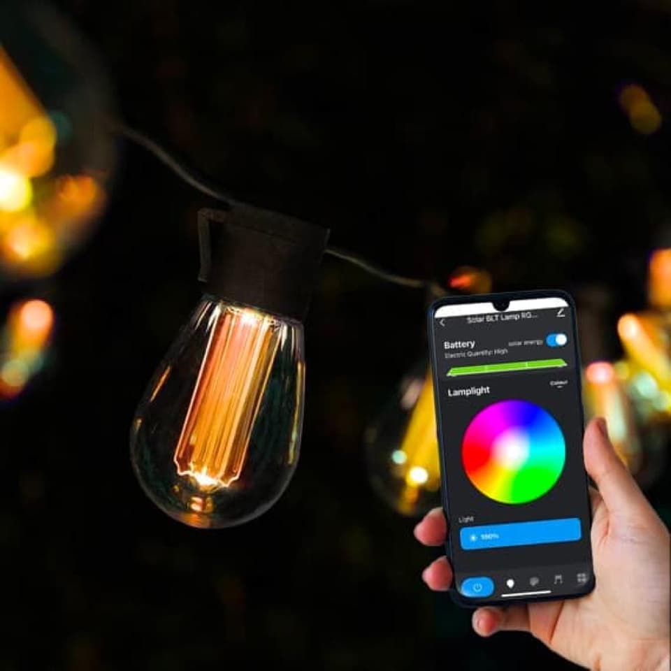 Advance USB Solar Smart Festoon Lights - Set Of 50 view 1