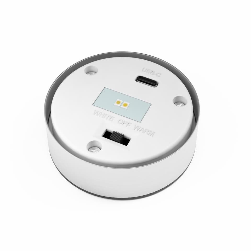 Mini London USB Solar Post Light Stainless Steel Top view 1