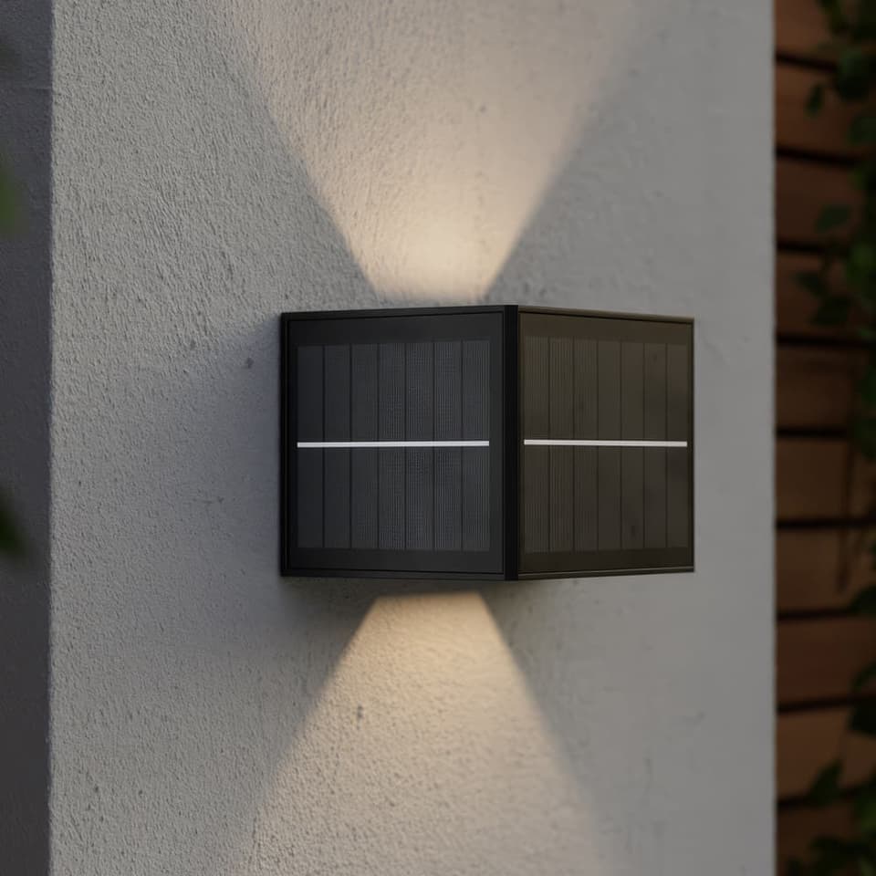 Berkhamsted Solar Wall Light (Adjustable Up & Down Light) view 1