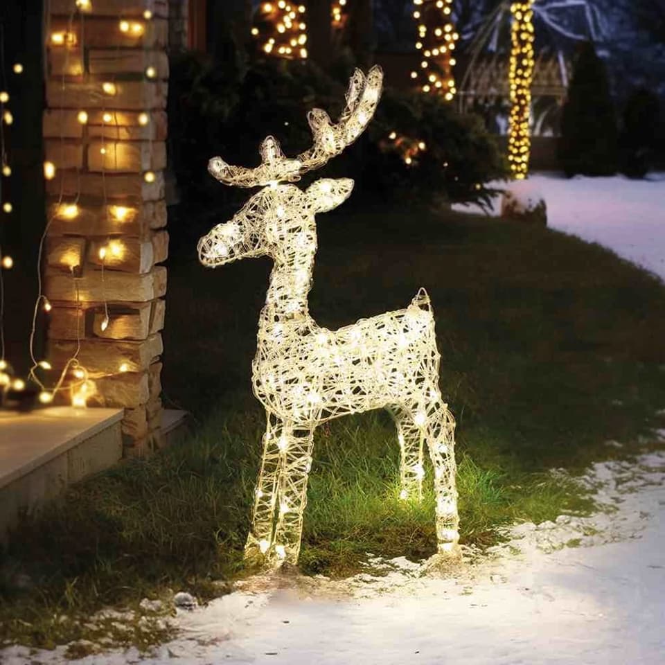 Lapland USB Solar Christmas Reindeer - Powered By Leaf view 1