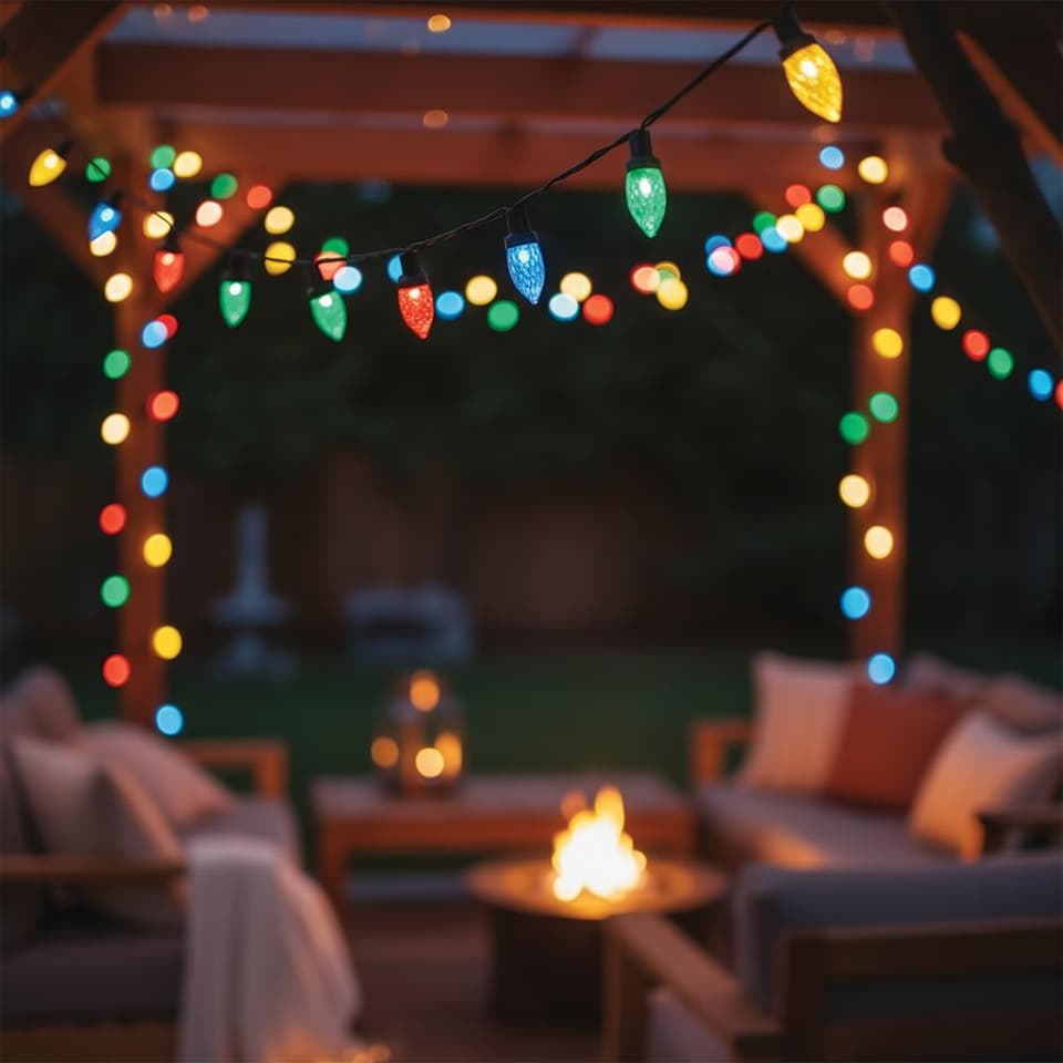 Retro USB Solar Bulbs Set Of 200 - Multicolour view 1