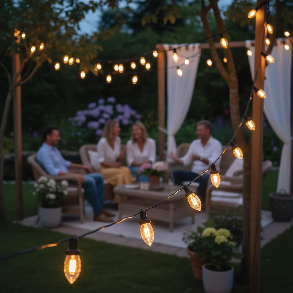 Retro USB Solar Bulbs Set Of 30 - Warm White view 1