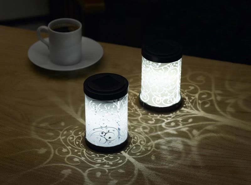 Scroll Cylinder Solar Lights - 6 Pack view 2