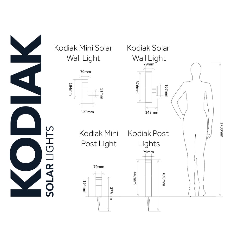 Kodiak Solar Post Lights (Set Of 2) view 5