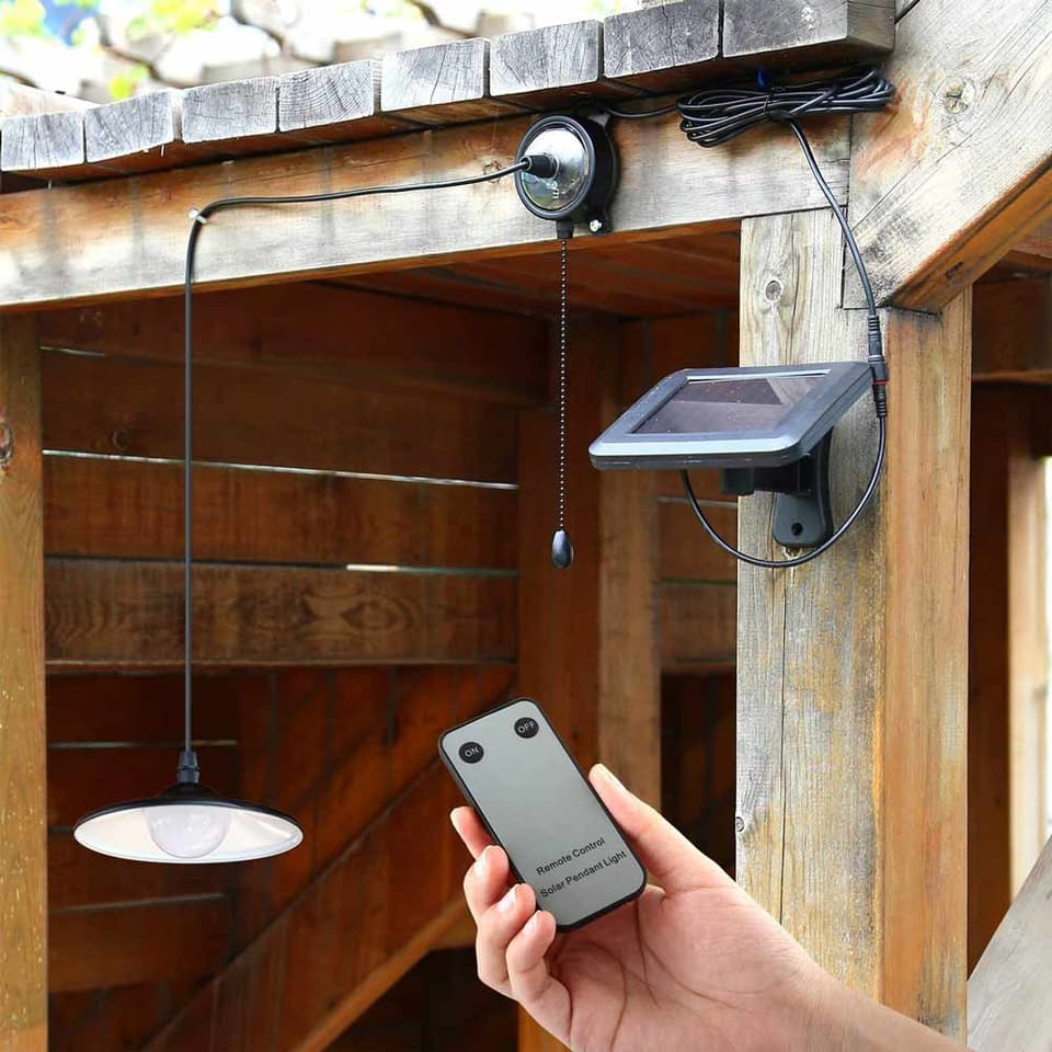 Richmond Solar Garden Pull Cord Light view 4