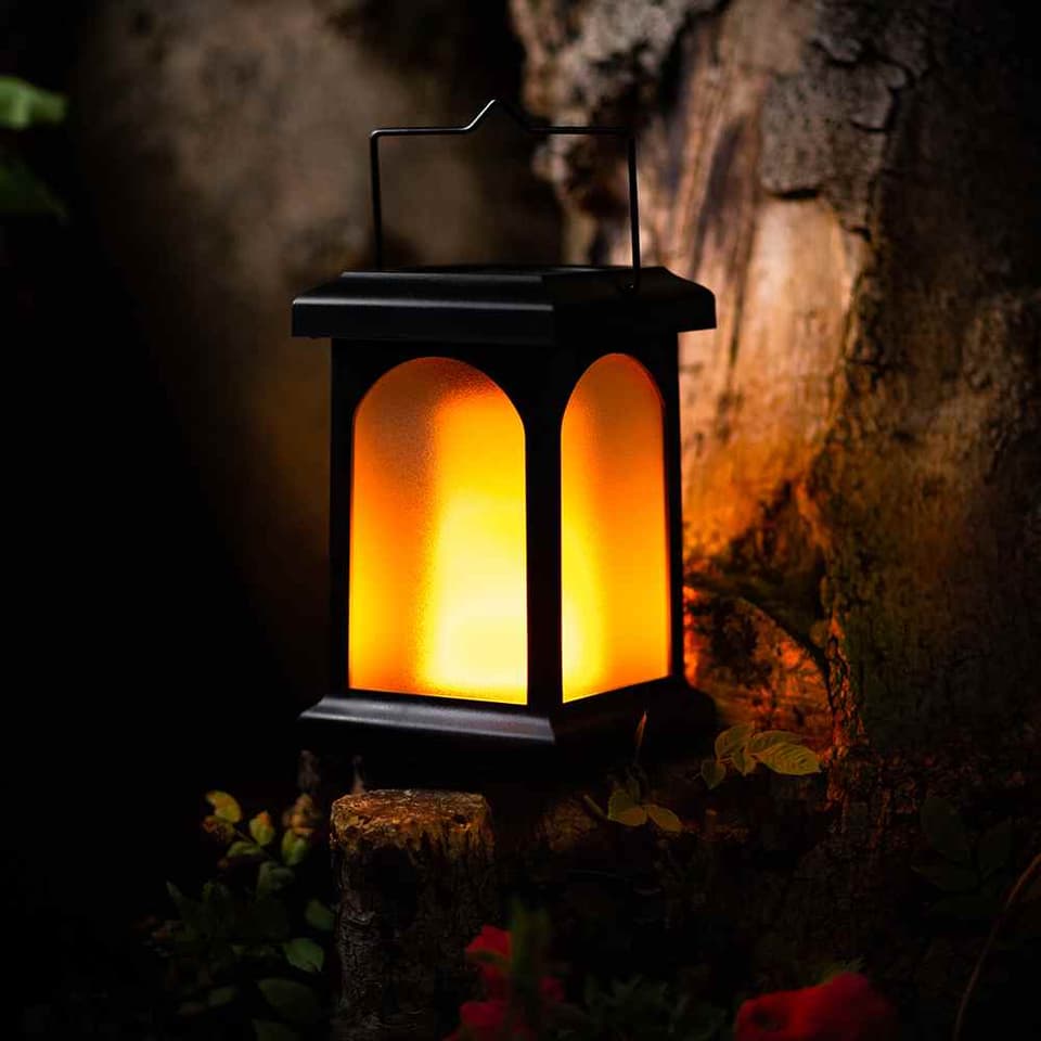 TrueFlame USB Solar Crook Lantern view 7