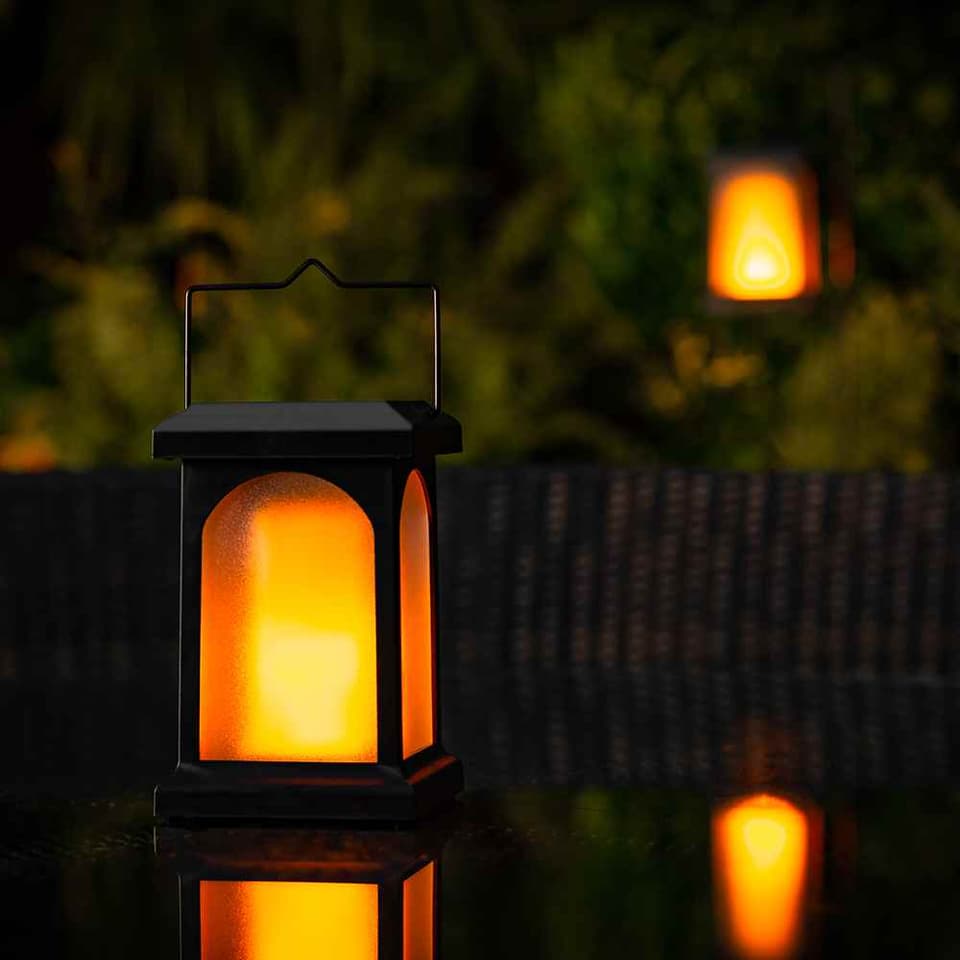 TrueFlame USB Solar Crook Lantern view 6
