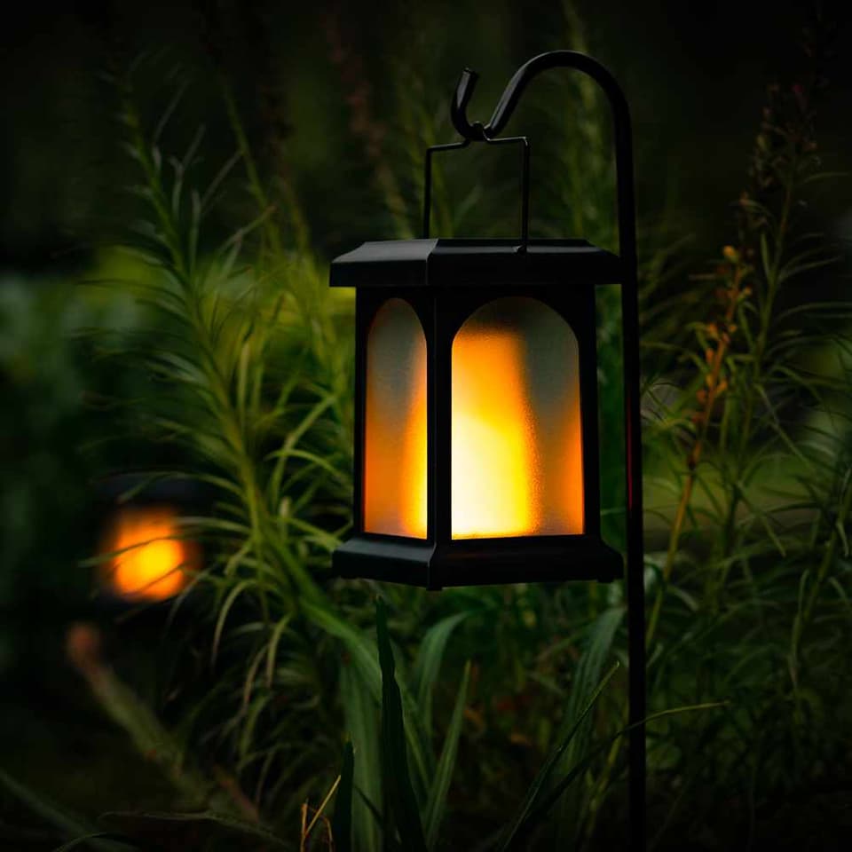 TrueFlame USB Solar Crook Lantern view 5