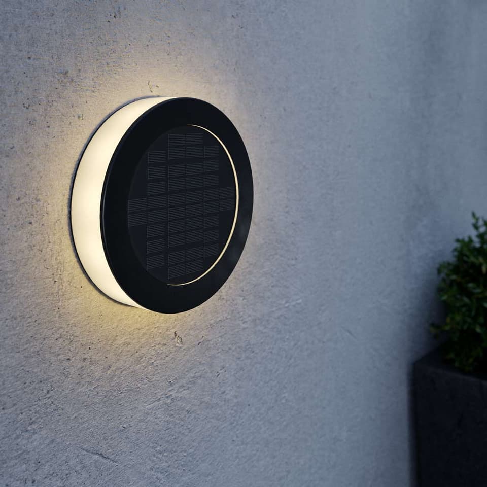 Eco Disc Solar Wall Light view 2