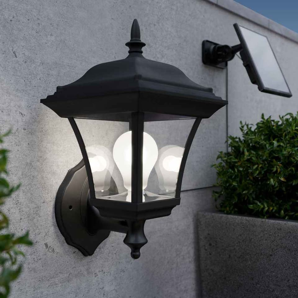 Esher Solar Wall Lantern view 2