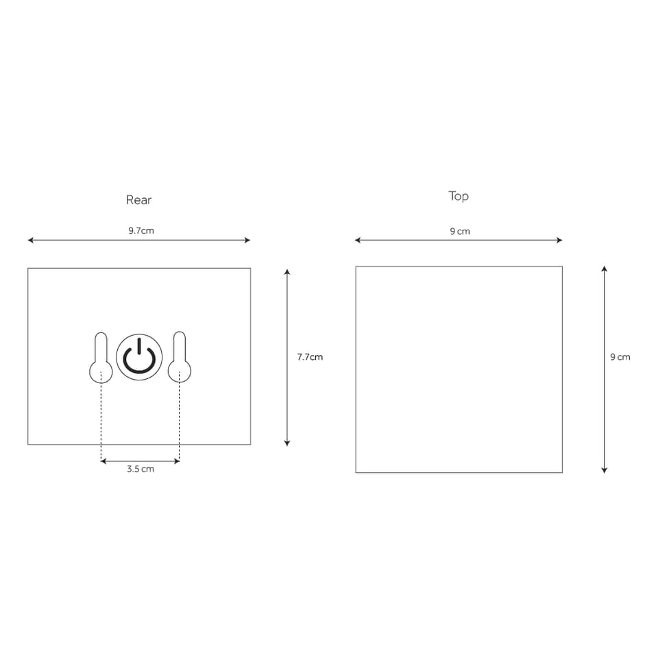 Avon Up & Down Solar Wall Light view 3