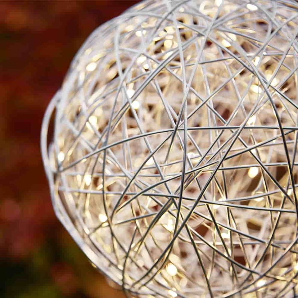 Madison Solar Hanging Wire Nest Light view 2