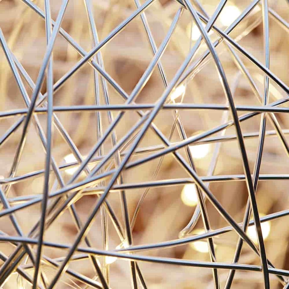 Madison Solar Hanging Wire Nest Light view 3