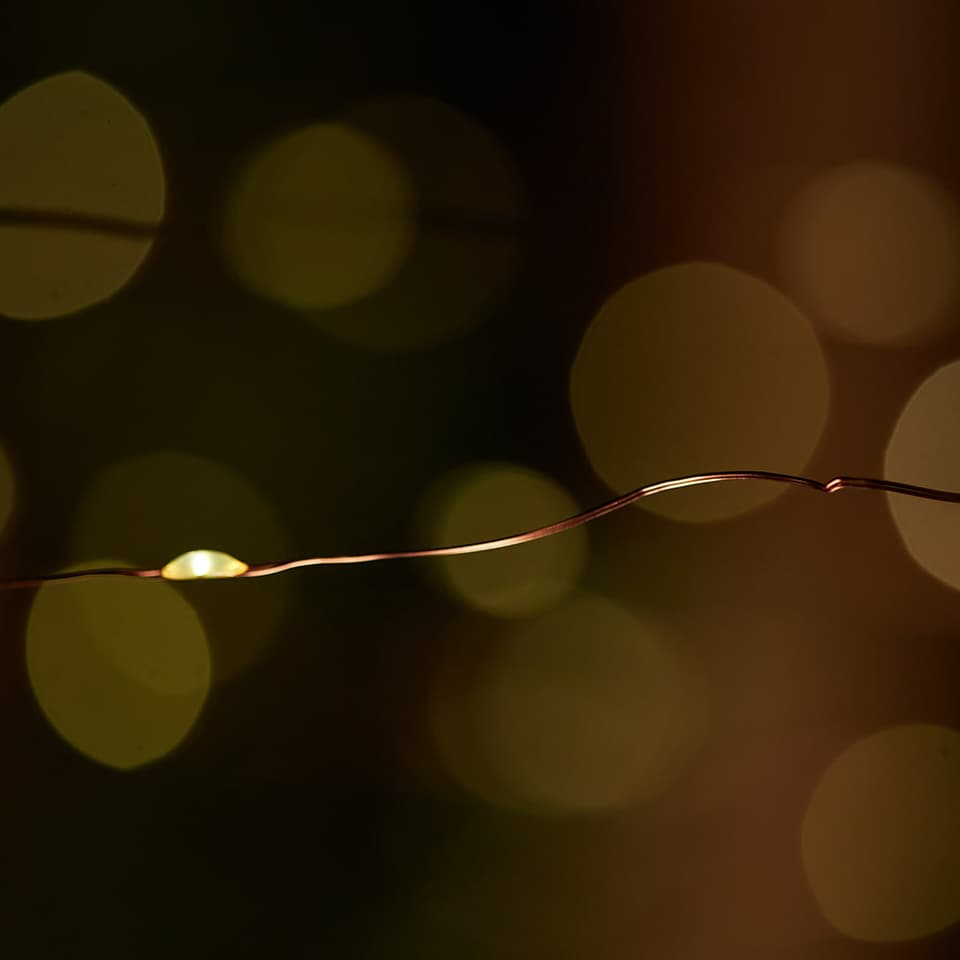 Elan Solar Copper Wire Lights - 100 LEDs view 2
