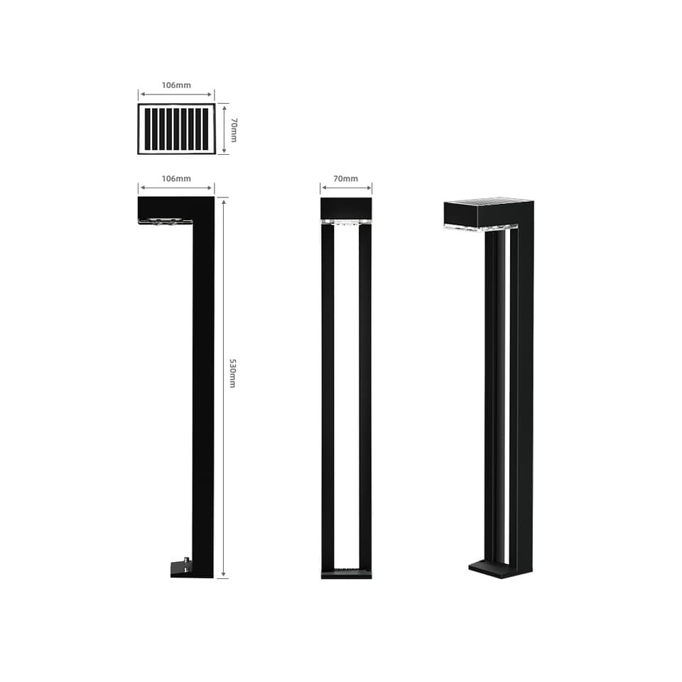 Harrogate Solar Post Lights (Set Of 2) view 2