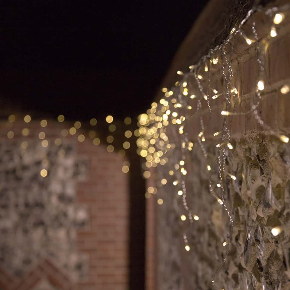 Lumify USB Solar Christmas Icicle Lights - 300 LEDs view 5