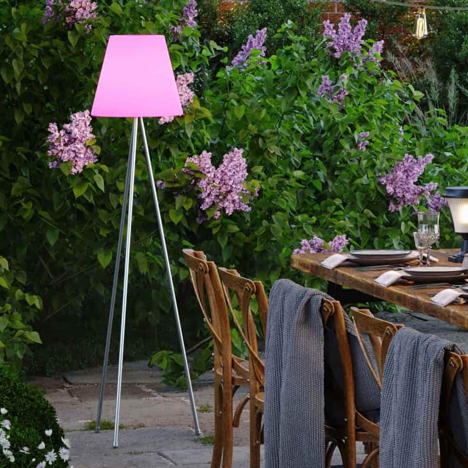 Rosalind Solar USB Floor Lamp view 4