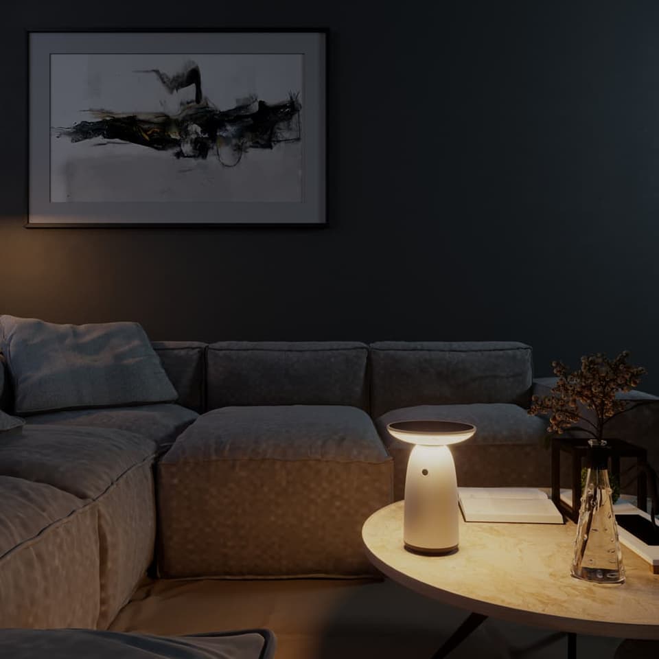 Lancaster Solar USB Camping Table Lamp - White view 3