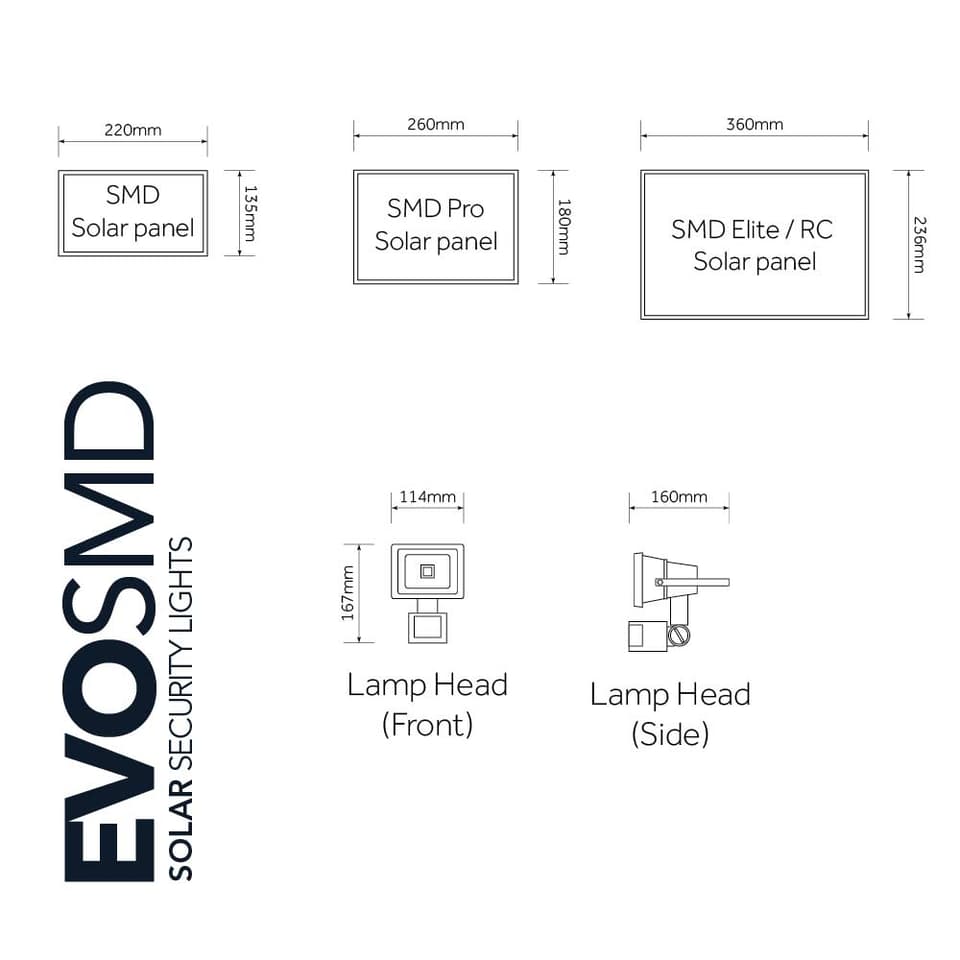 EVO SMD Remote Controlled Solar Floodlight view 5