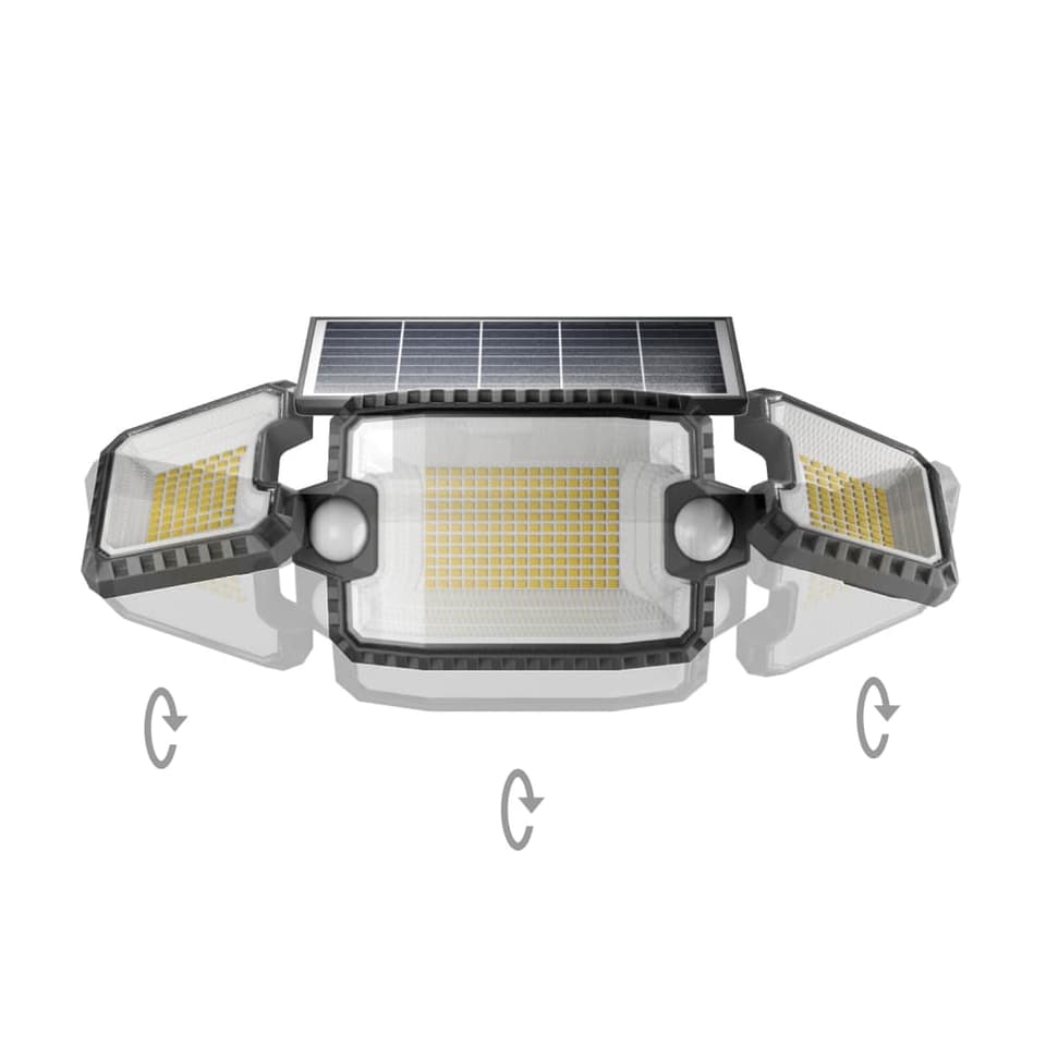 Dover Solar Double PIR Light view 4