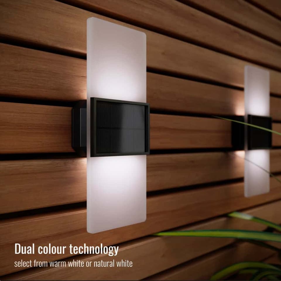 Gemini Solar Wall Lights (Set Of 2) view 5