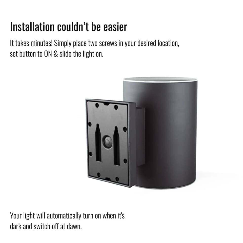 Grantham Up & Down Solar Wall Light view 4