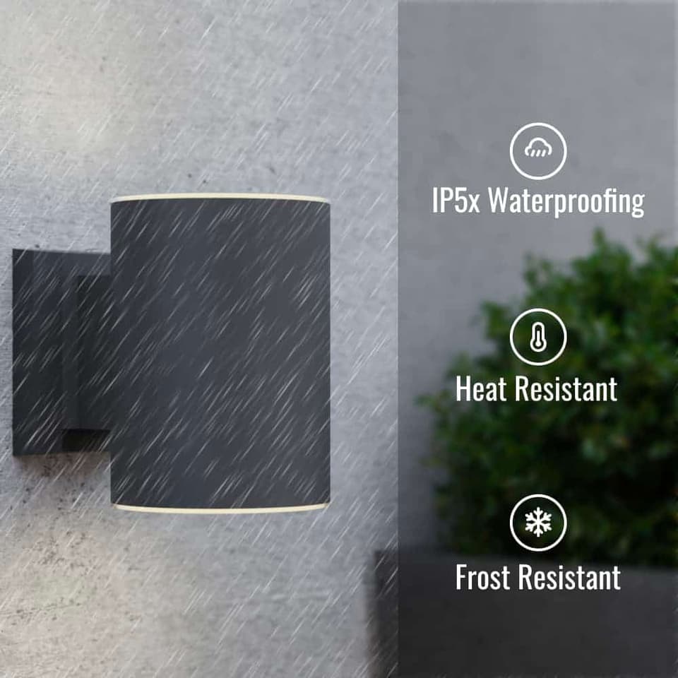 Grantham Up & Down Solar Wall Light view 6