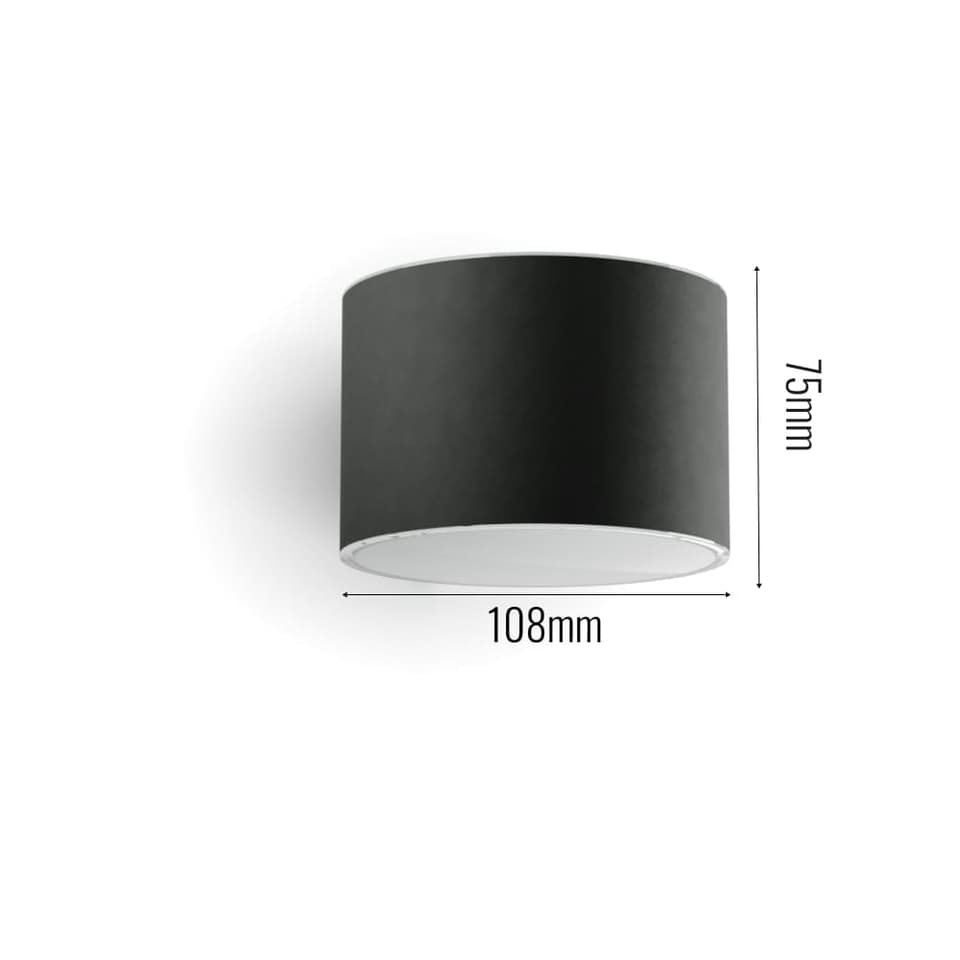 Gloucester Up & Down Solar Wall Light view 3