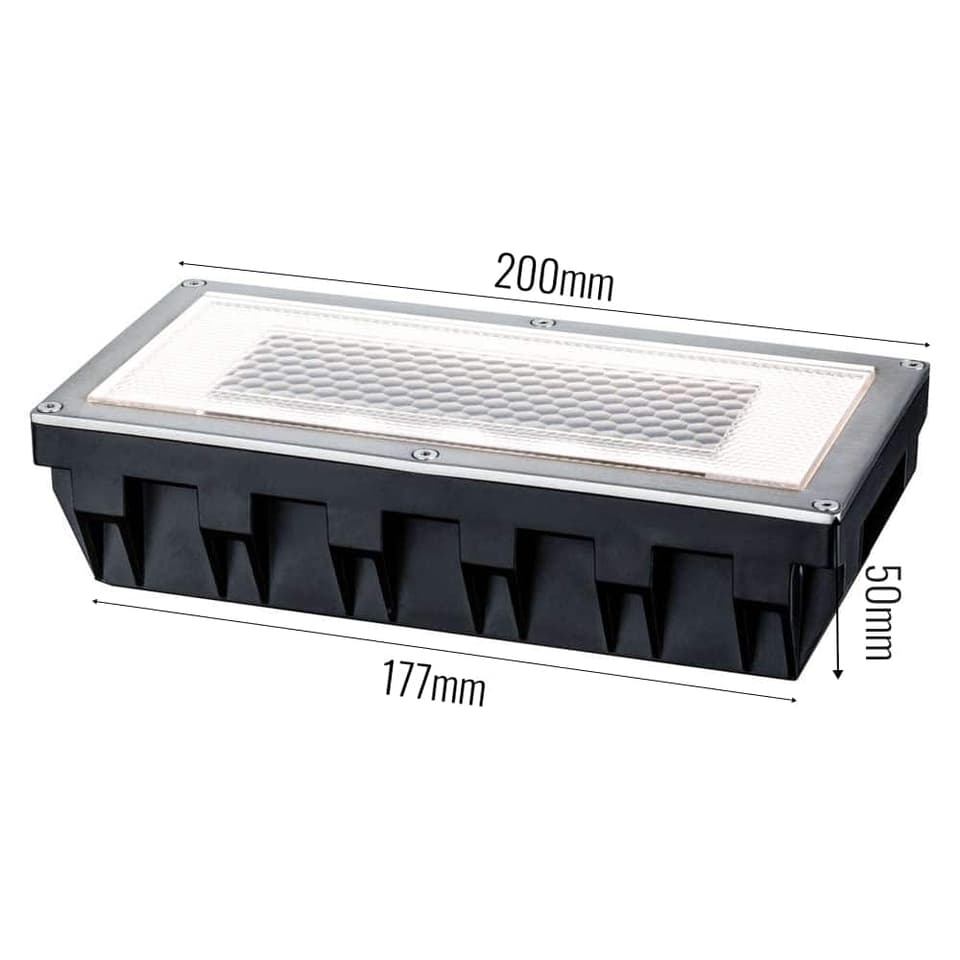 Onyx DualWhite Solar Brick Light view 3