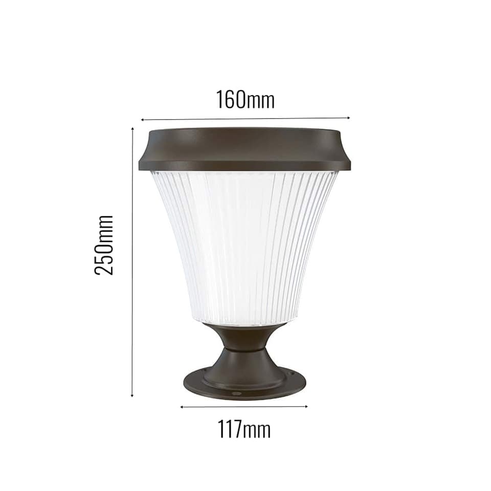 Winchester Solar Pillar Light view 3