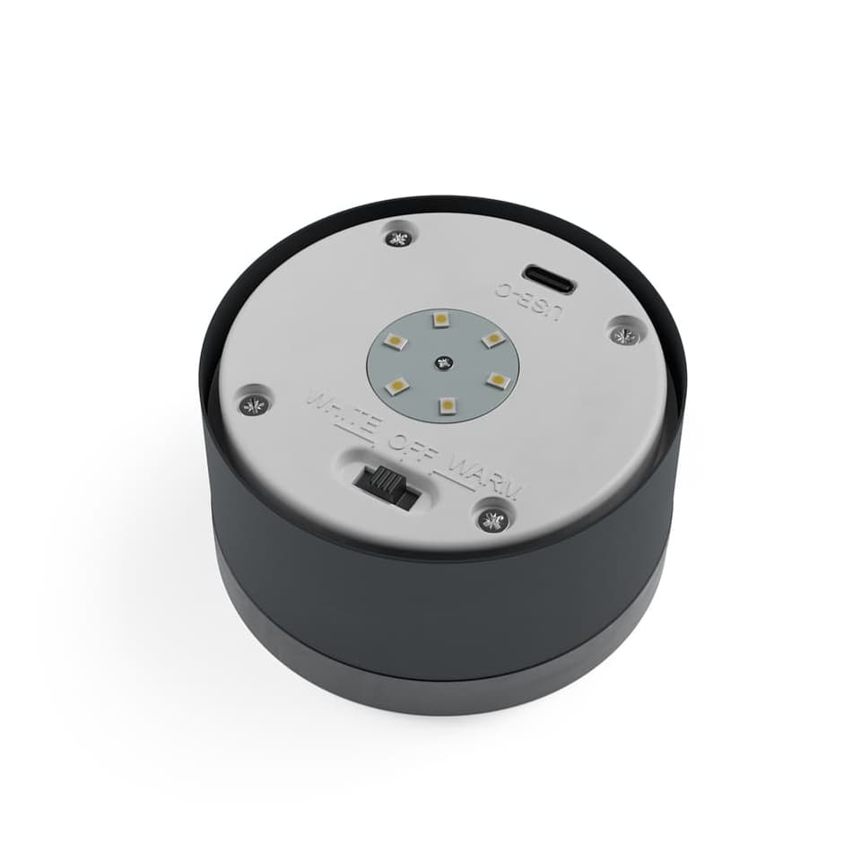 London USB Solar Post Light - Anthracite Edition view 2