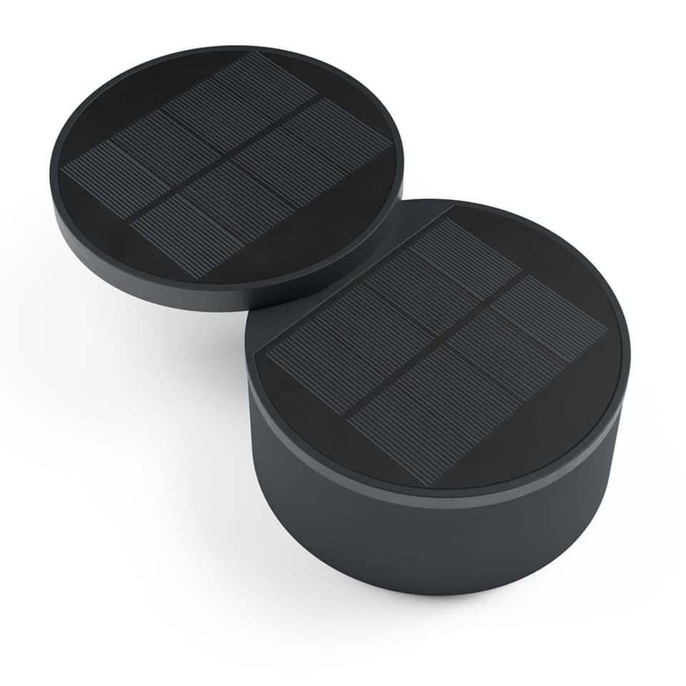 London USB Solar Post Light - Anthracite Edition view 4