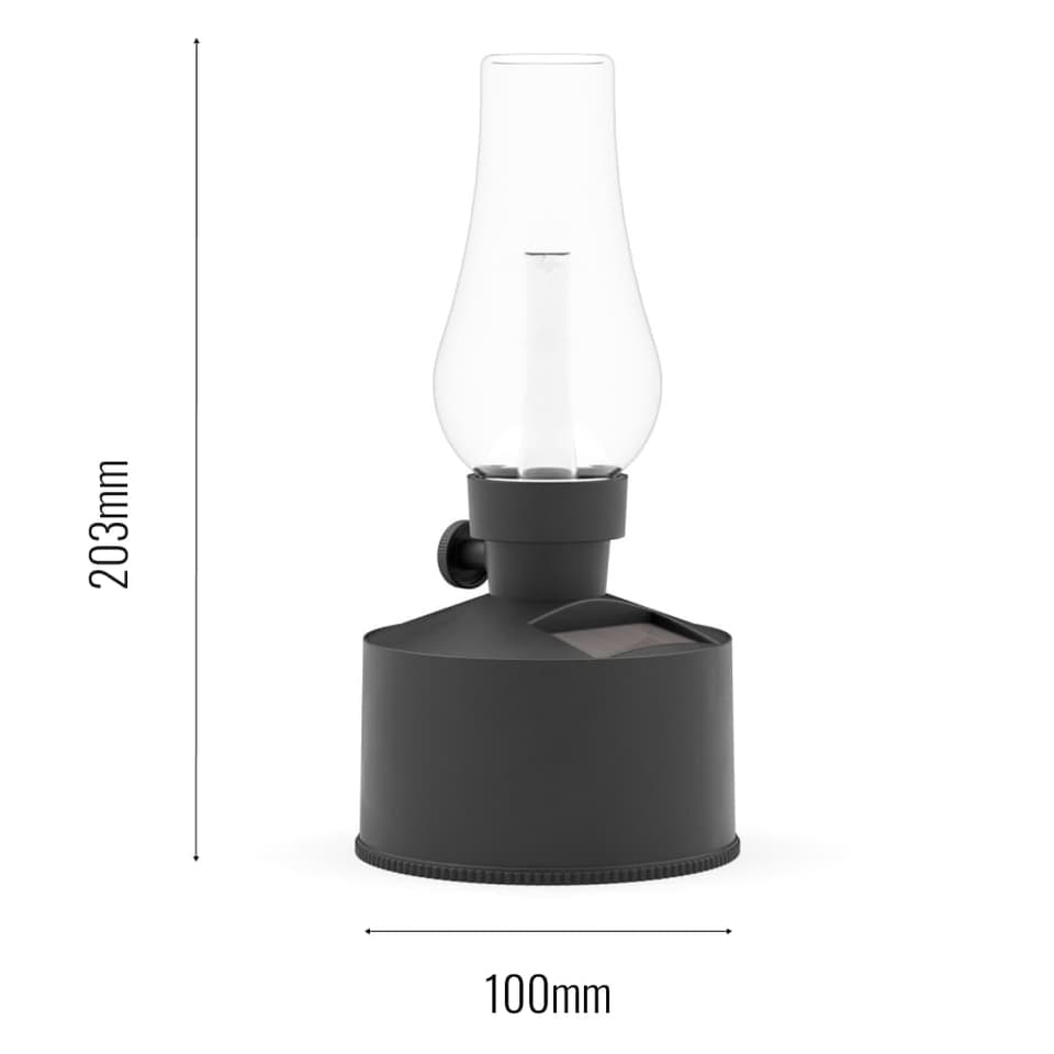 Solar Traditional Gas Lantern (Set Of 2) view 2