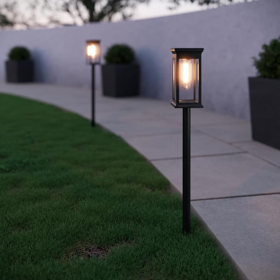 Lakeside Solar Mini Post Lights (Set Of 2) view 4