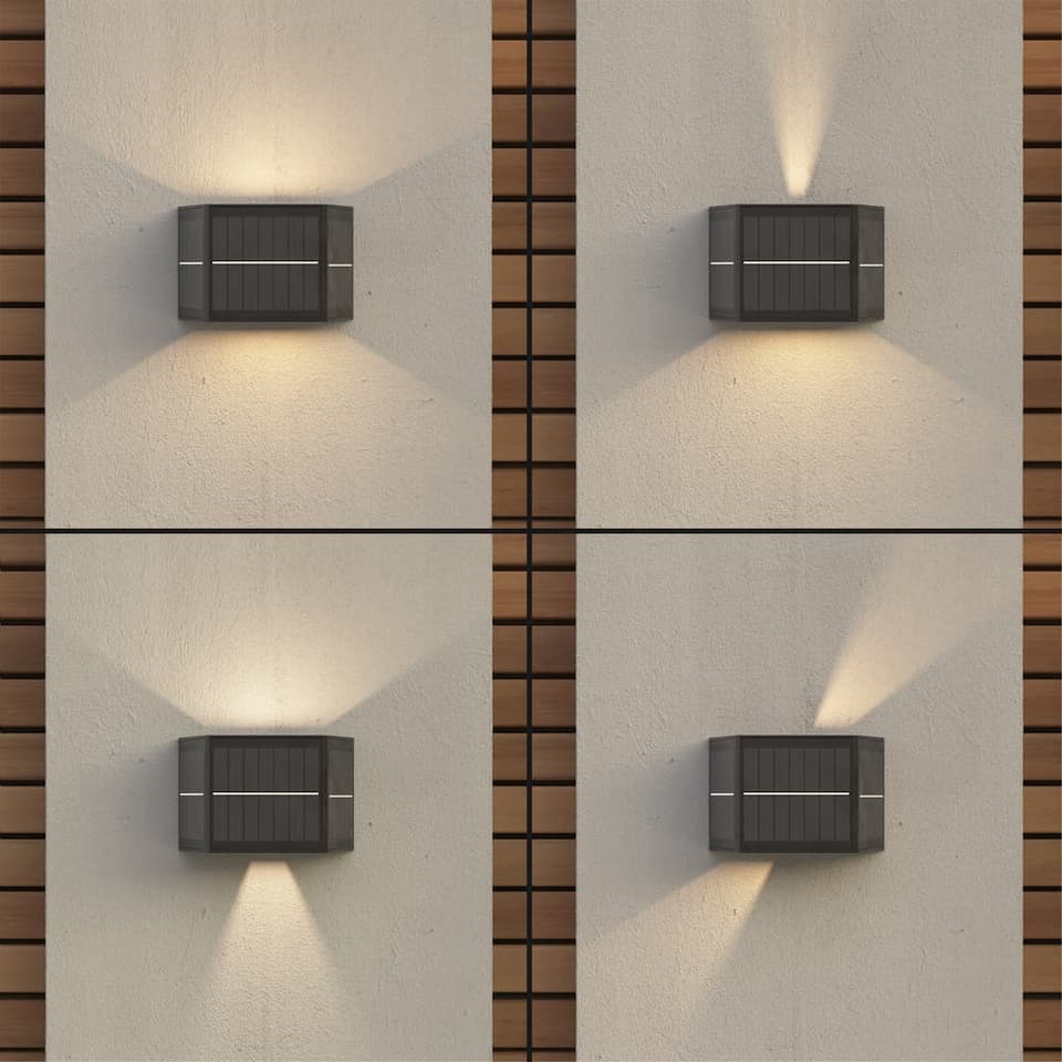 Berkhamsted Solar Wall Light (Adjustable Up & Down Light) view 2