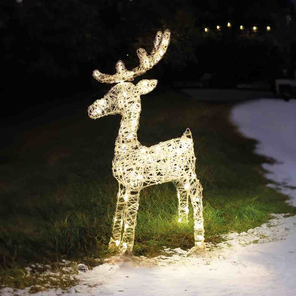 Lapland USB Solar Christmas Reindeer - Powered By Leaf view 3