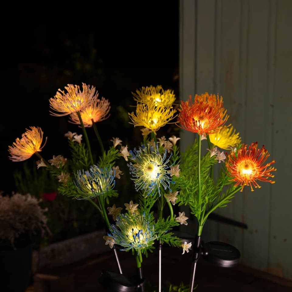Florin Solar Flower Light - Blue view 4