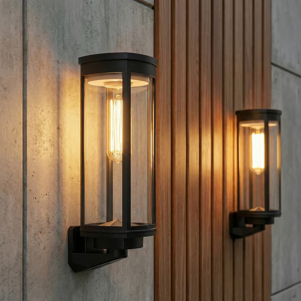 Lavenham Solar Wall Lights Set Of 2 view 4